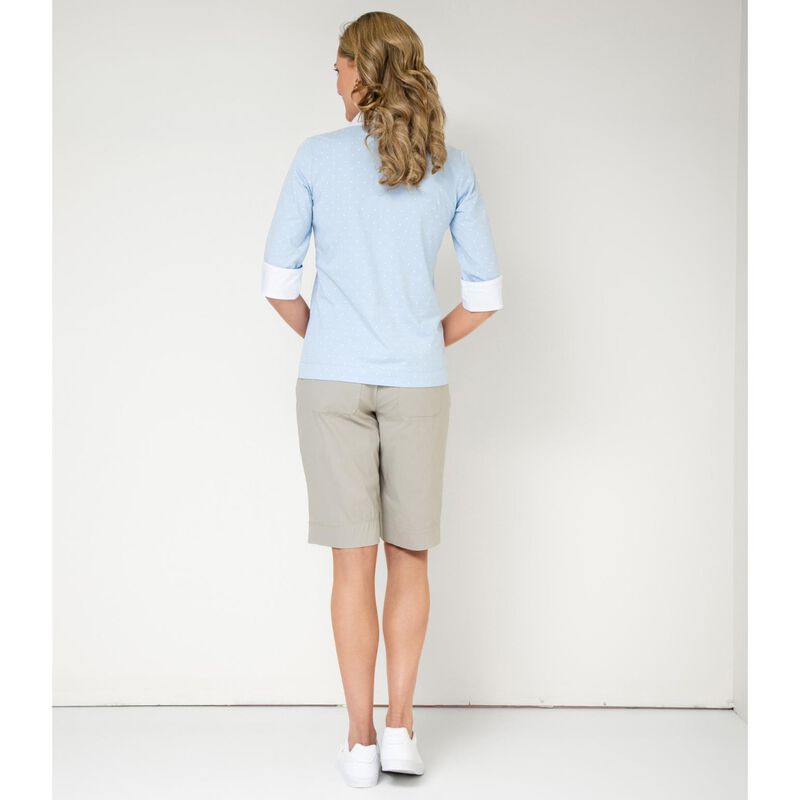 B Essentials Woven Collar Polo image number 1